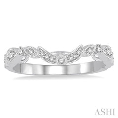 ASHI Diamond Wedding Band 140A8PPFVWG-WB