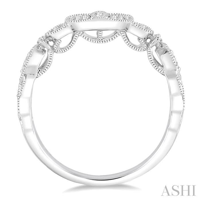 ASHI Diamond Wedding Band 140A8PPFVWG-WB