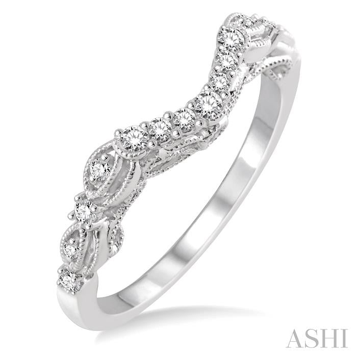 ASHI Diamond Wedding Band 141A7PPFVWG-WB