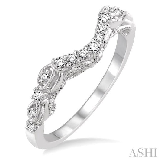 ASHI Diamond Wedding Band 141A7PPFVWG-WB