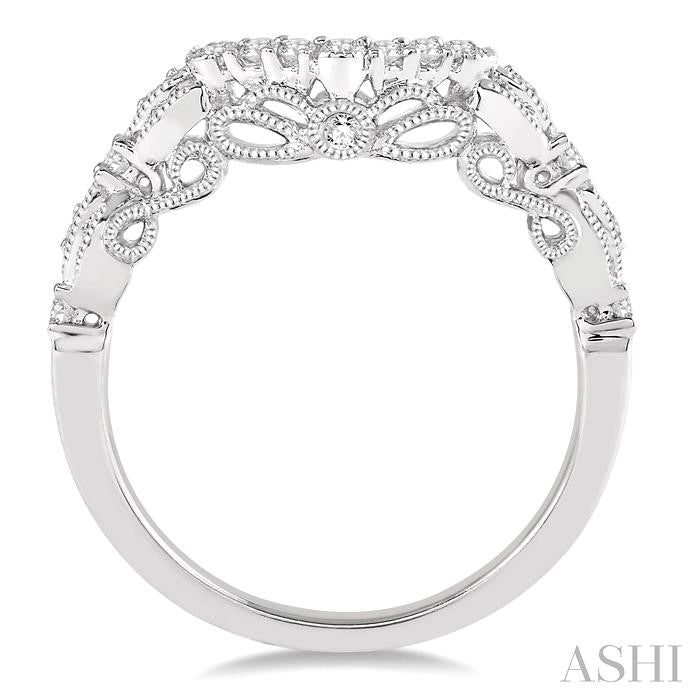ASHI Diamond Wedding Band 141A7PPFVWG-WB