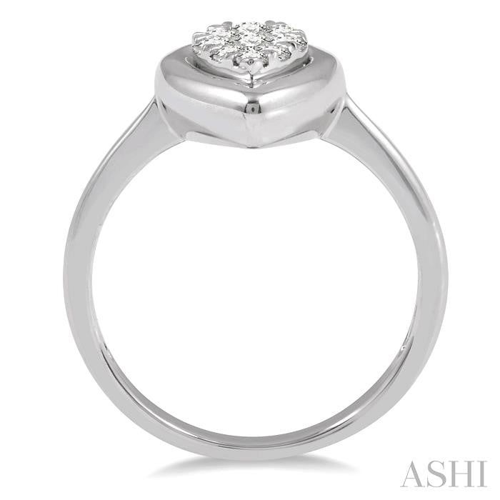 ASHI Pear Shape Lovebright Essential Diamond Ring 141D5PPFVWG