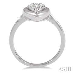 ASHI Pear Shape Lovebright Essential Diamond Ring 141D5PPFVWG
