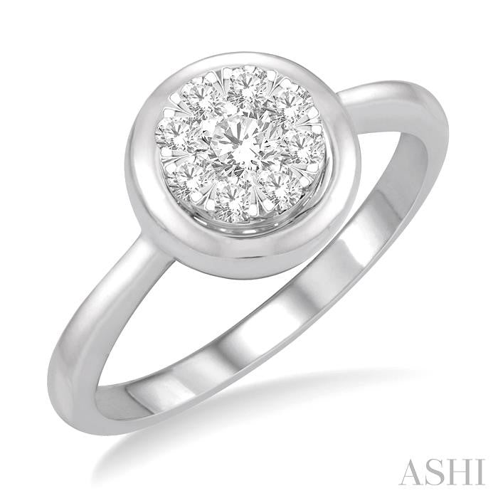 ASHI Round Shape Lovebright Essential Diamond Ring 142D5PPFVWG