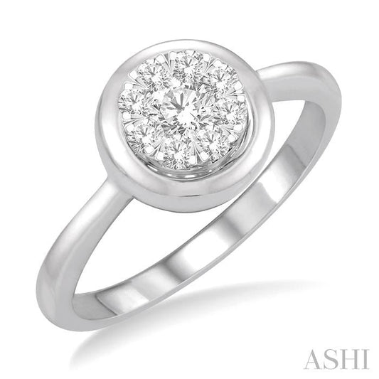 ASHI Round Shape Lovebright Essential Diamond Ring 142D5PPFVWG