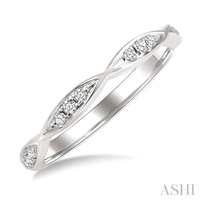 ASHI Stackable Diamond Wedding Band 142G8PPFGWG-WB