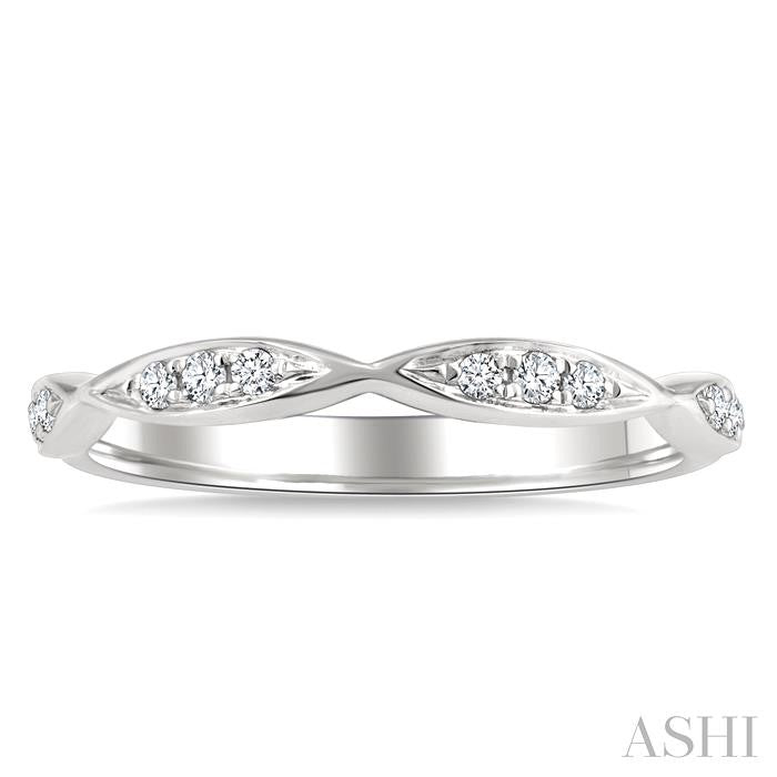 ASHI Stackable Diamond Wedding Band 142G8PPFGWG-WB