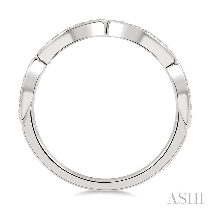 ASHI Stackable Diamond Wedding Band 142G8PPFGWG-WB