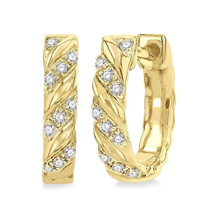 Parkplace Jewelers Petite Diamond Huggie Fashion Earrings 672V8PPTSERYG