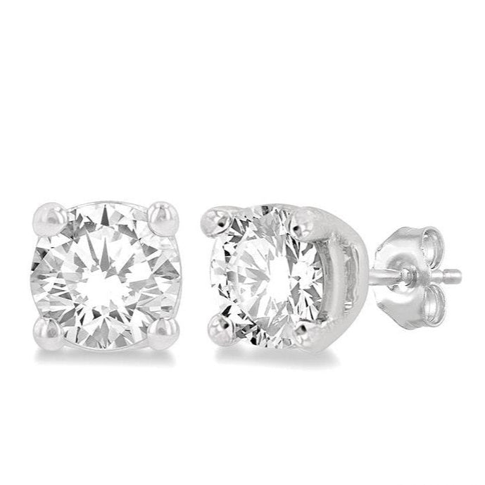 Parkplace Jewelers Round Shape Diamond Stud Earrings 66304PPFGERWG