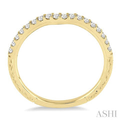 ASHI Diamond Wedding Band 14697PPFHYG-WB