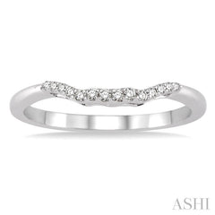 ASHI Diamond Wedding Band 14828PPFHWG-WB