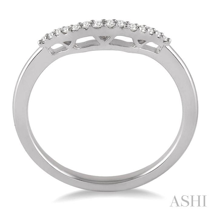 ASHI Diamond Wedding Band 14828PPFHWG-WB