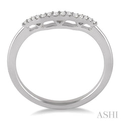 ASHI Diamond Wedding Band 14828PPFHWG-WB