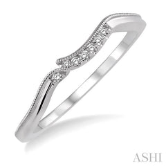 ASHI Diamond Wedding Band 14839PPFHWG-WB