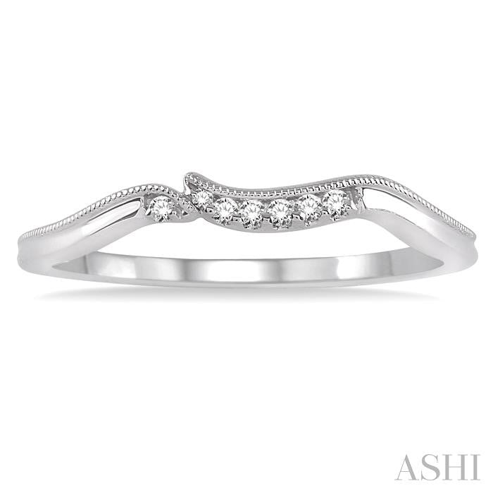 ASHI Diamond Wedding Band 14839PPFHWG-WB