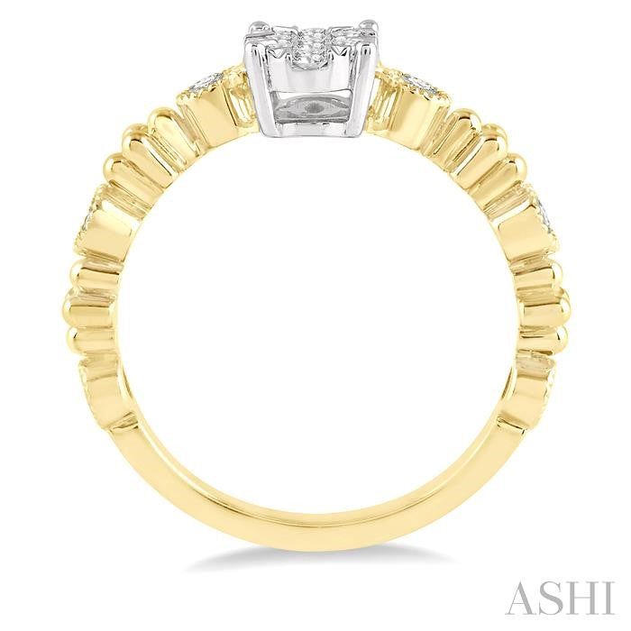ASHI Oval Shape Lovebright Diamond Ring 149D5PPFHYW