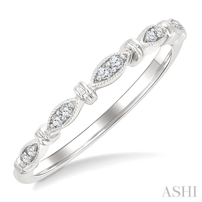 ASHI Stackable Diamond Wedding Band 149G9PPFGWG-WB