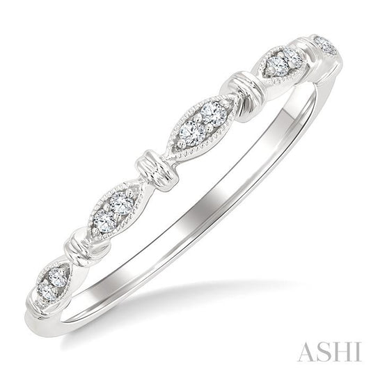 ASHI Stackable Diamond Wedding Band 149G9PPFGWG-WB