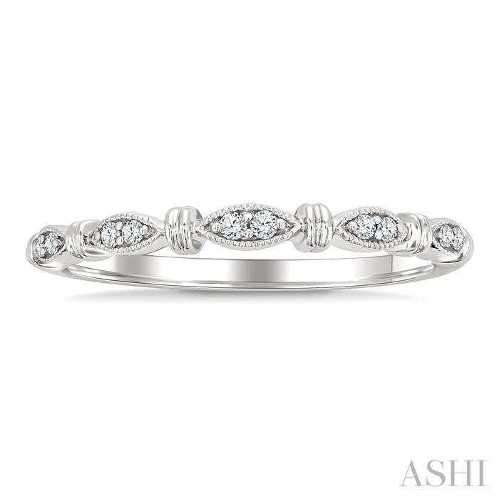 ASHI Stackable Diamond Wedding Band 149G9PPFGWG-WB