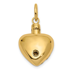 Sentimental Expressions 14K Heart Remembrance Ash Holder Pendant 14YQSX173