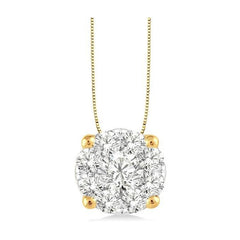 Parkplace Jewelers Round Shape Lovebright Essential Diamond Solitaire Pendant 91756PPFHPDYW