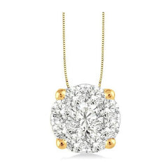 Parkplace Jewelers Round Shape Lovebright Essential Diamond Solitaire Pendant 91751PPFGPDYW