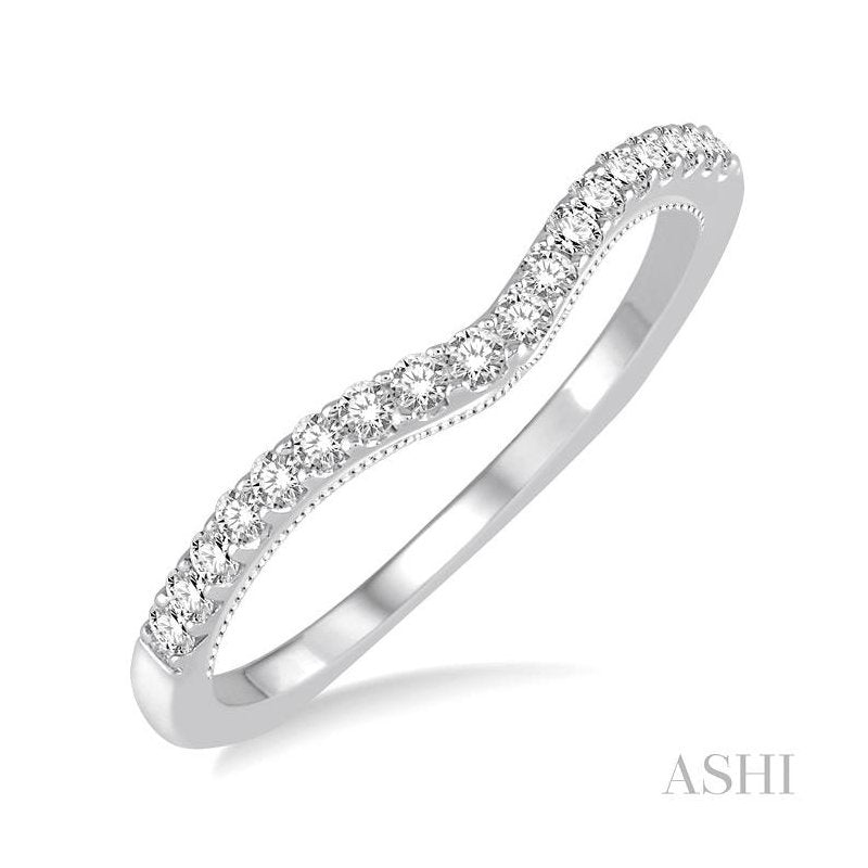 ASHI Diamond Wedding Band 245D7PPFVWG-WB
