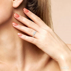 ASHI Round Shape Lovebright Diamond Engagement Ring 154E4PPFVWY