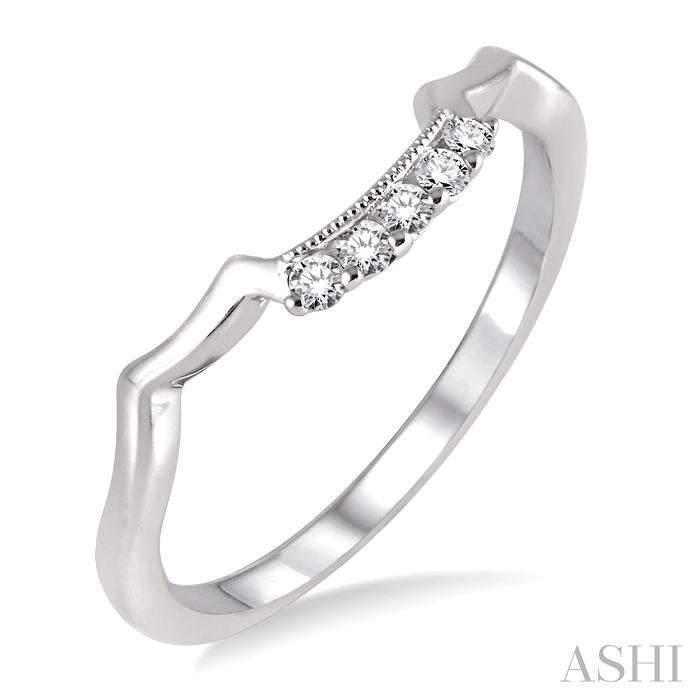 ASHI Diamond Wedding Band 15819PPFHWG-WB