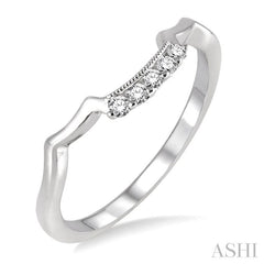 ASHI Diamond Wedding Band 15819PPFHWG-WB