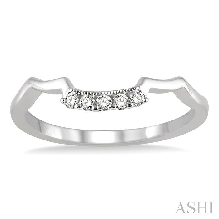 ASHI Diamond Wedding Band 15819PPFHWG-WB