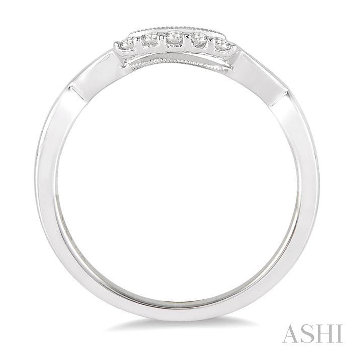 ASHI Diamond Wedding Band 15819PPFHWG-WB