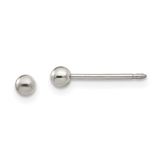 159E Inverness Titanium 3mm Ball Post Earrings