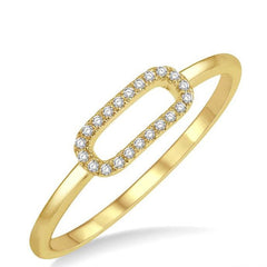 Parkplace Jewelers Paper Clip Diamond Fashion Ring 323A9PPTSYG