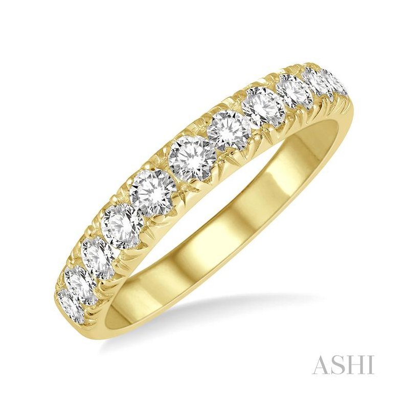 ASHI 11 Stone Diamond Wedding Band 33302PPFGYG