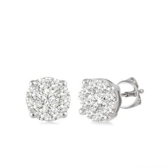 Parkplace Jewelers Round Shape Lovebright Essential Diamond Stud Earrings 91755PPFGERWG