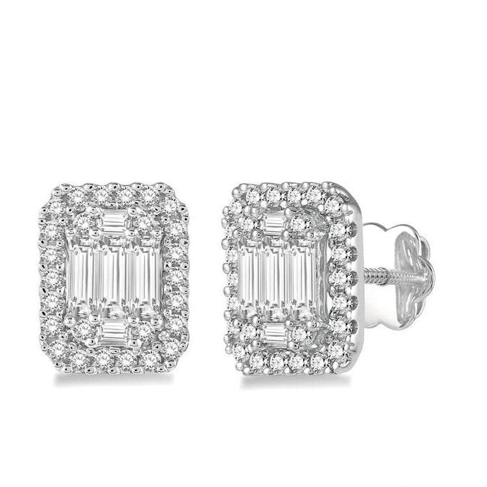 Parkplace Jewelers Halo Fusion Diamond Earrings 970A2PPFVERWG