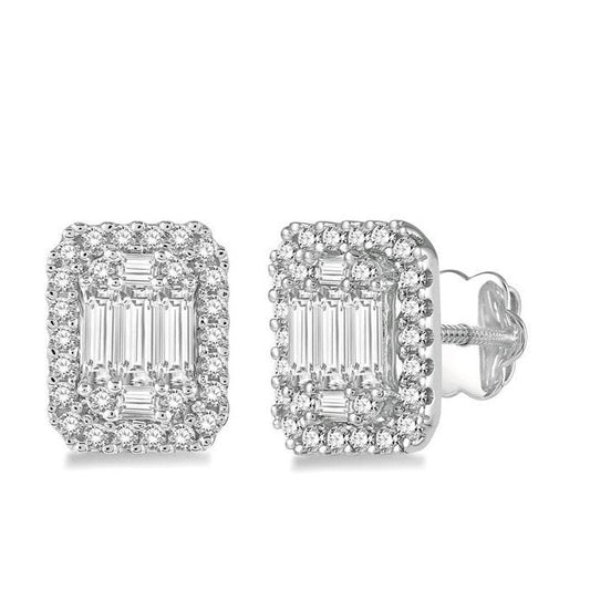 Parkplace Jewelers Halo Fusion Diamond Earrings 970A2PPFVERWG