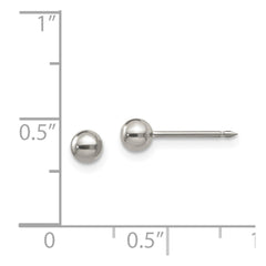16E Inverness Titanium 4mm Ball Post Earrings