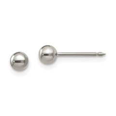 16E Inverness Titanium 4mm Ball Post Earrings
