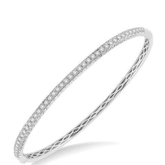 Parkplace Jewelers Stackable Diamond Bangle 79861PPFGWG-M