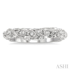 ASHI Diamond Wedding Band 18488PPFHWG-WB