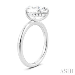ASHI Pear Shape Semi-Mount Diamond Engagement Ring 190A8PPFHWG-SM-PR2