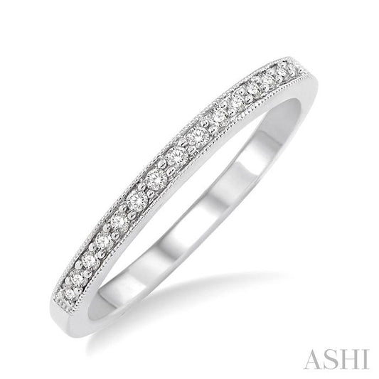 ASHI Diamond Wedding Band 19208PPFVWG-WB