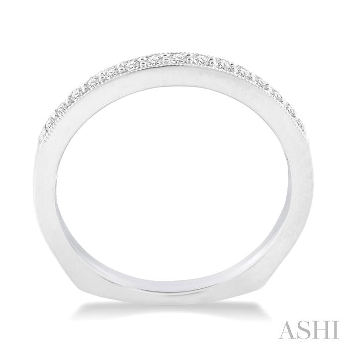 ASHI Diamond Wedding Band 19208PPFVWG-WB