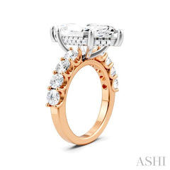 ASHI Marquise Shape Semi-Mount Diamond Engagement Ring 193ACPPFHPW-SM-MQ5