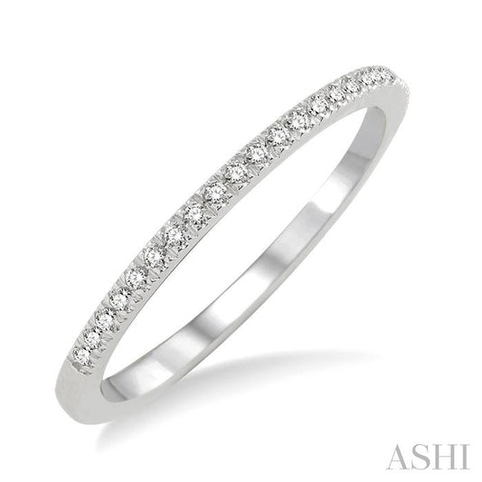 ASHI Diamond Wedding Band 19558PPFHWG-WB