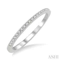 ASHI Diamond Wedding Band 19558PPFHWG-WB