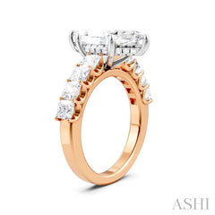 ASHI Marquise Shape Semi-Mount Diamond Engagement Ring 195ACPPFHPW-SM-MQ3